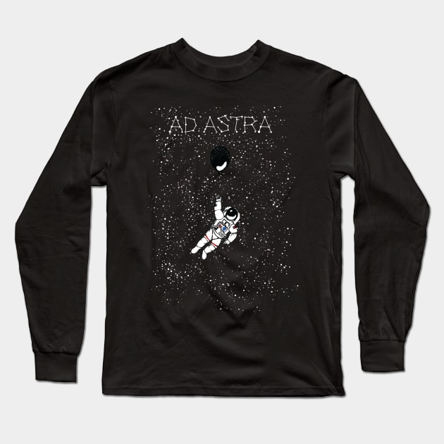 Ad Astranaut Long Sleeve T-Shirt by Elemental.fm